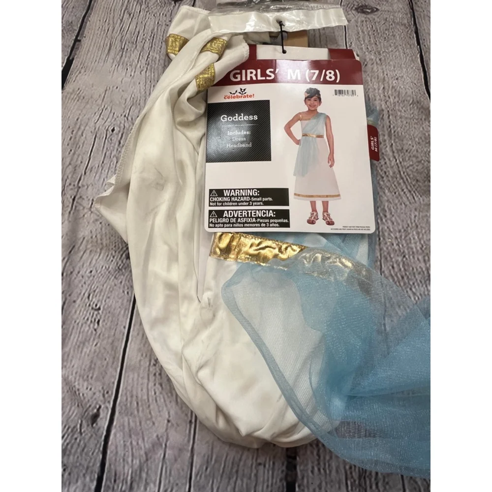 NEW Girls Celebrate! Goddess Halloween Costume